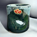 Handmade Mug with Hearts - BM Ceramics