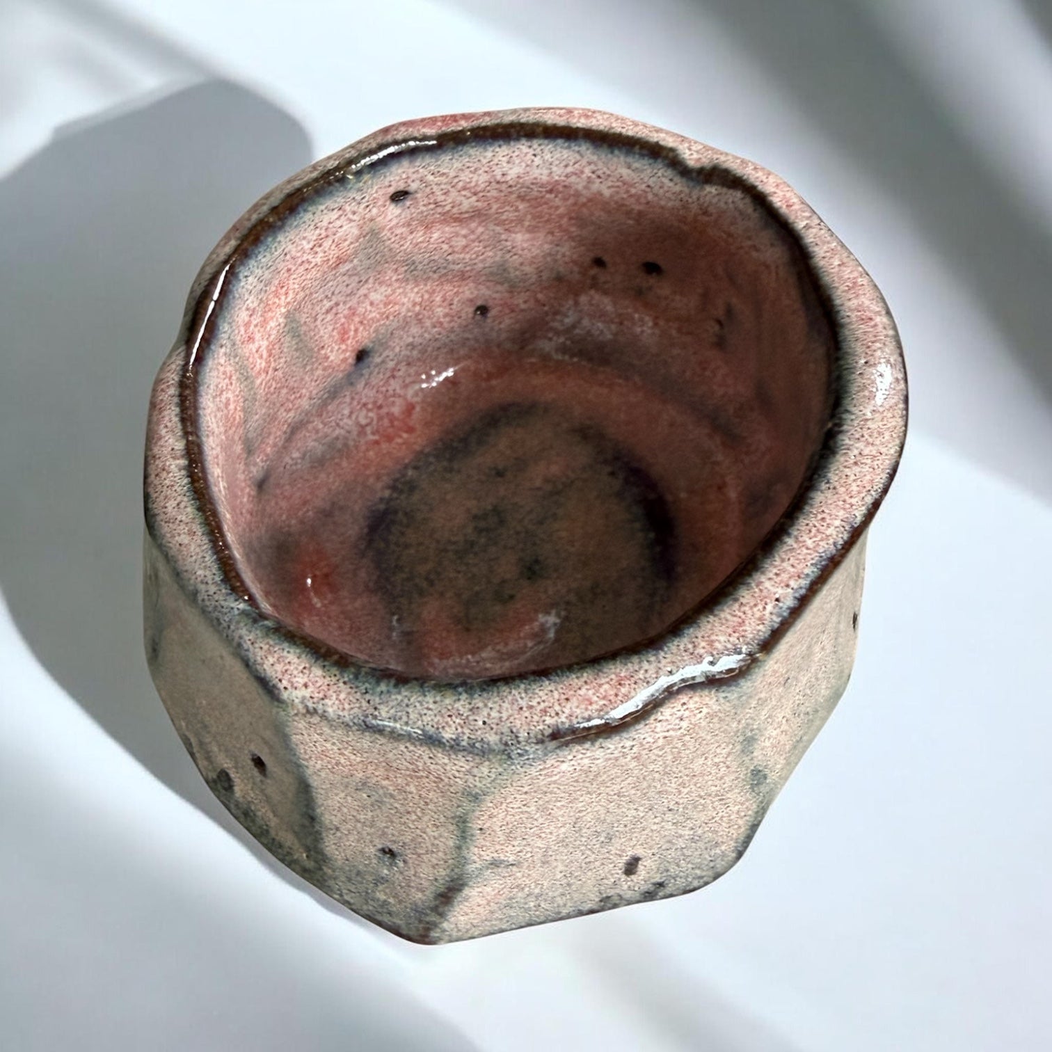 Set of 4 handmade ceramic cups